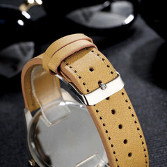 2017 Luxury Brand Watch Men Military Watches Men's Quartz-watch PU Leather Hour Clock Male Wrist Watch Relogio Masculino #53